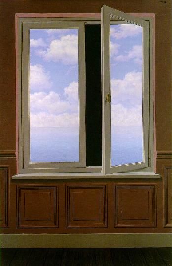 Magritte's: The Looking Glass (La Lunette d'approche) 1963 